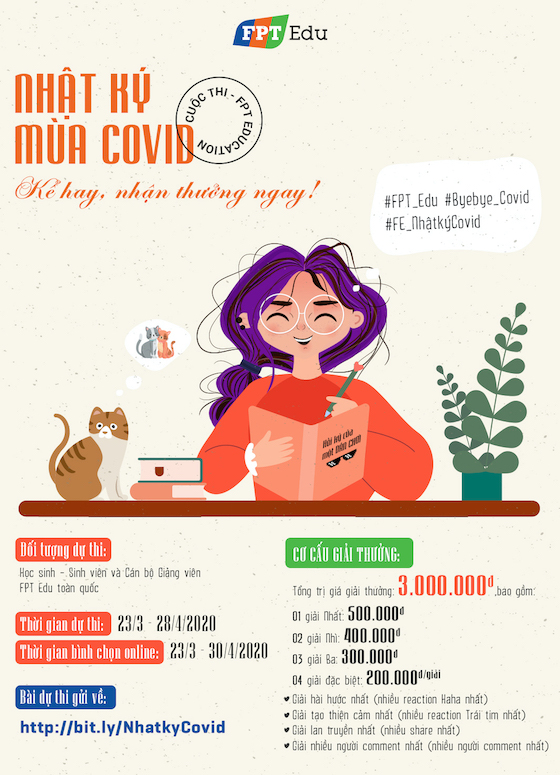 FPT Edu khuyến khích kể hay, nhận thưởng ngay tại "Nhật ký mùa Covid"